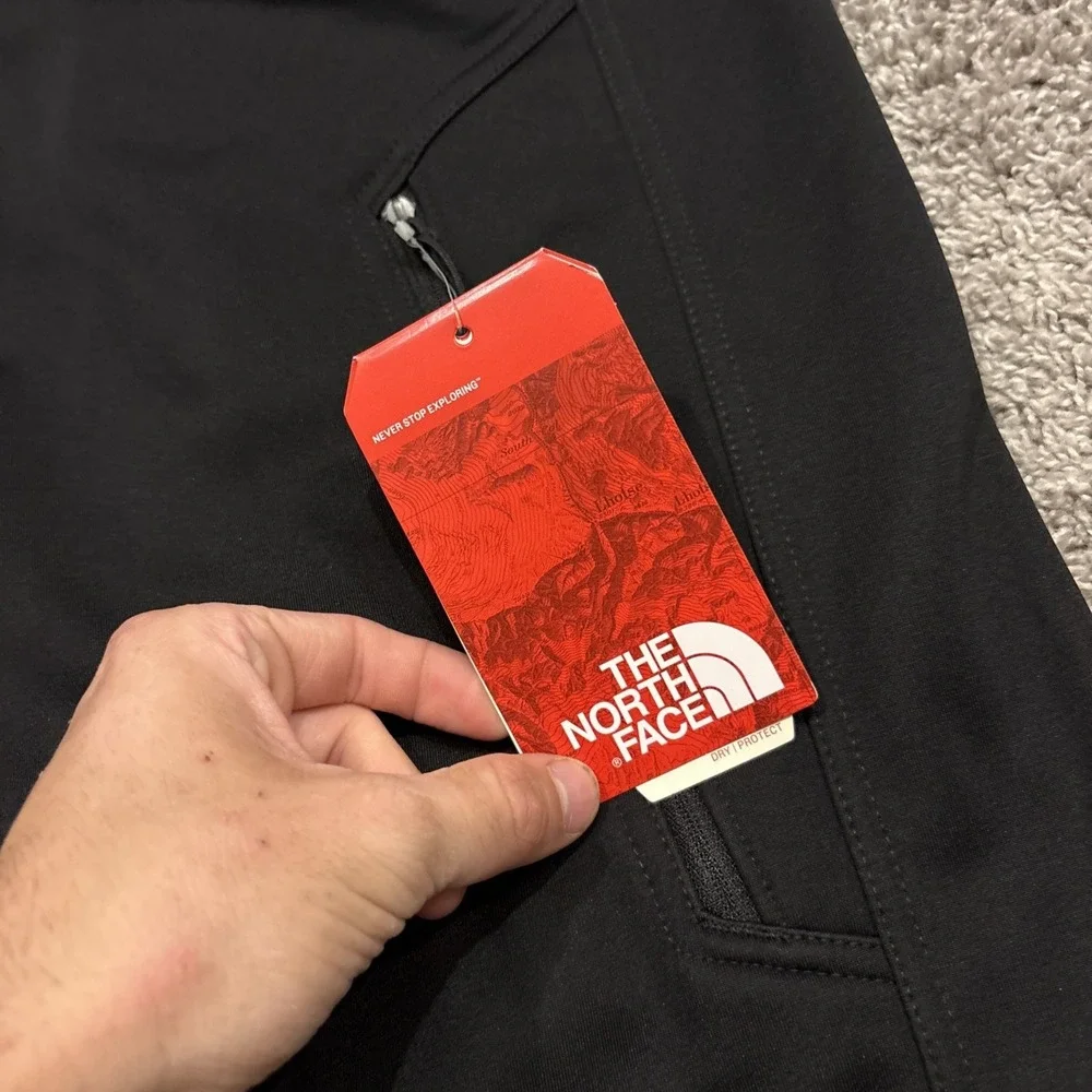 The North Face Ridgewall Vest Mens XL Black Full Zip Logo Windwall NEW WITH TAGS